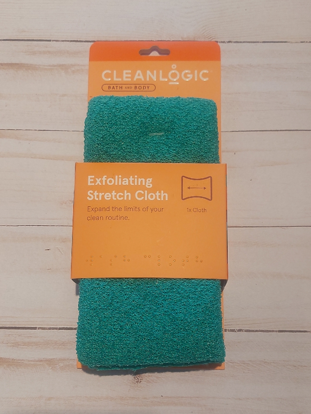 Bath & Body Works CleanLogic Exfoliating Stretch Cloth - Teal Green